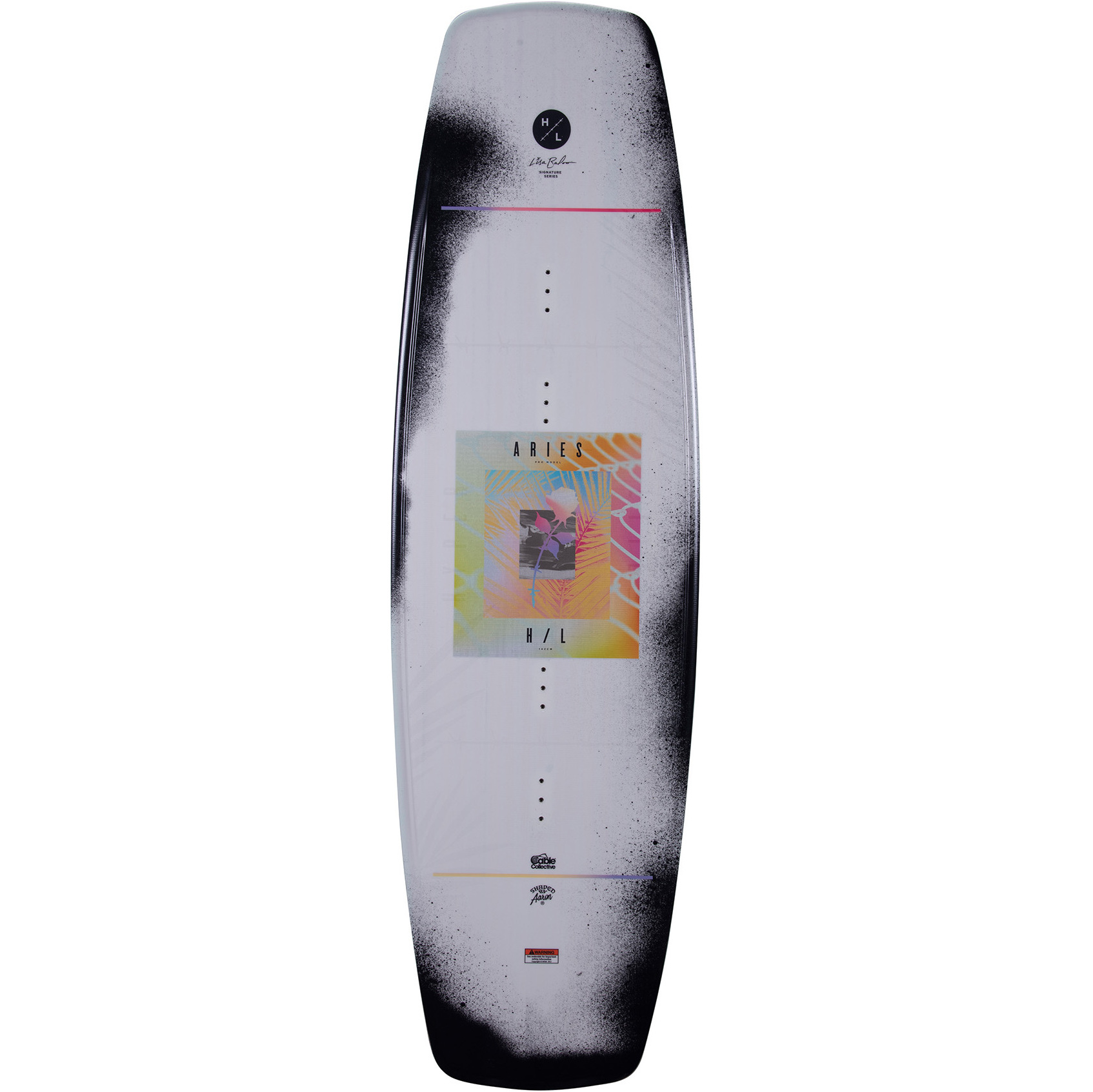 2025 Hyperlite Aries Lisa Baloo Signature Cable Wakeboard H23ARI - Blanc